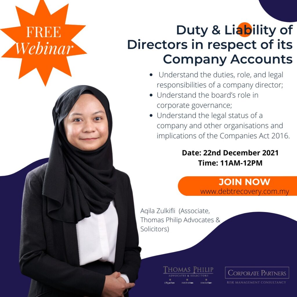 Duty & Liability Of Directors In Respect Of Its Company Accounts ...